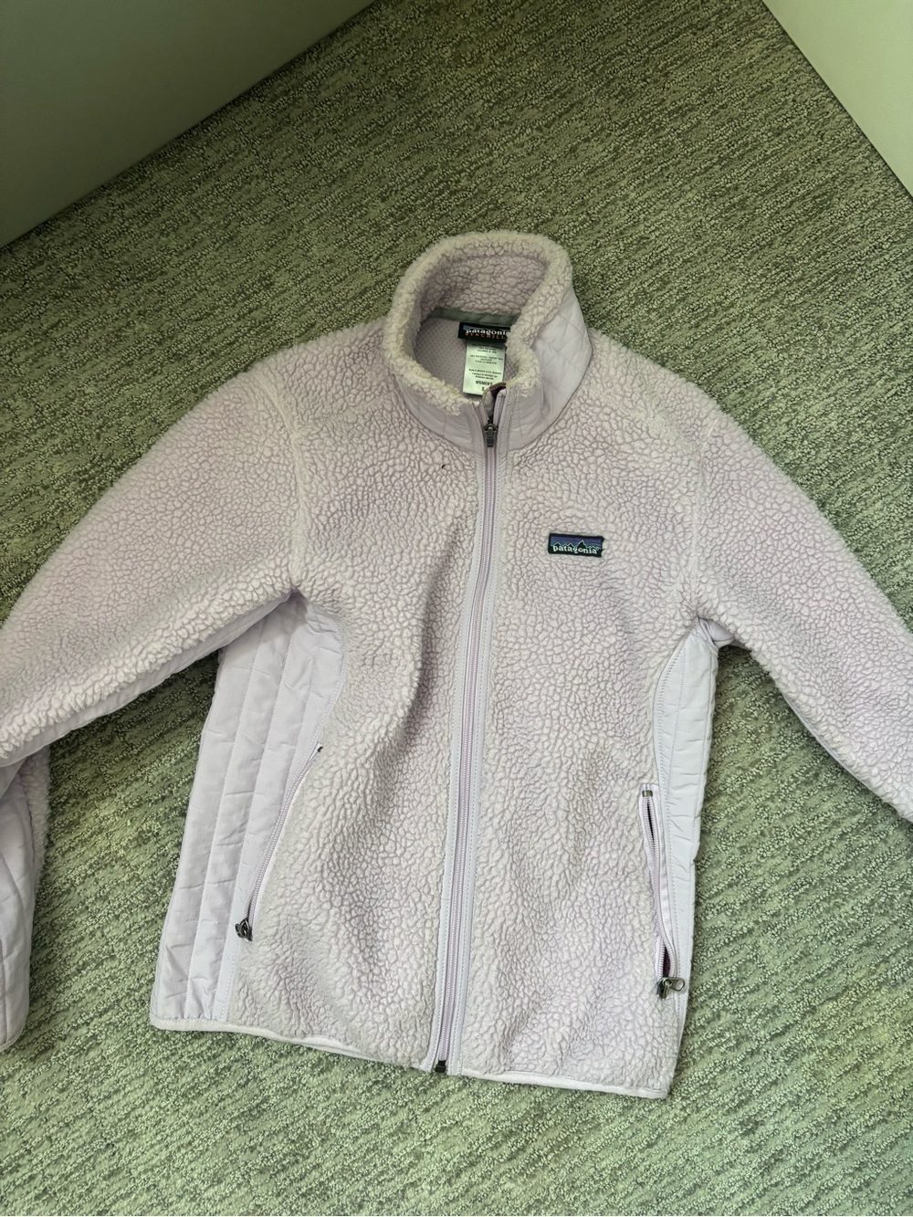 Patagonia Women’s Light Lavender Pile Fleece Jacket